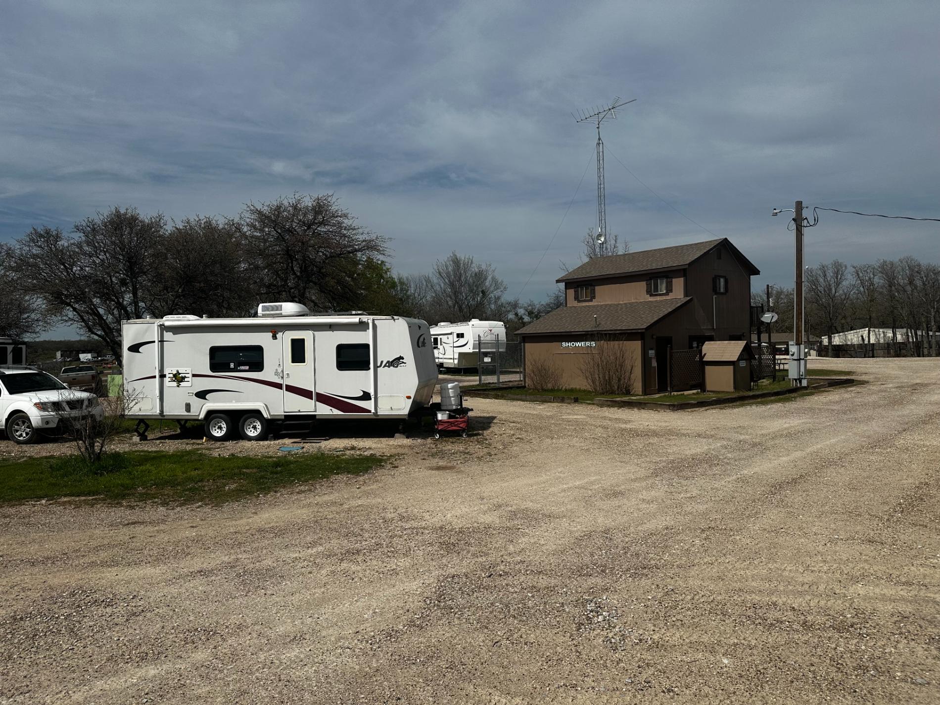 cloudy day at the property